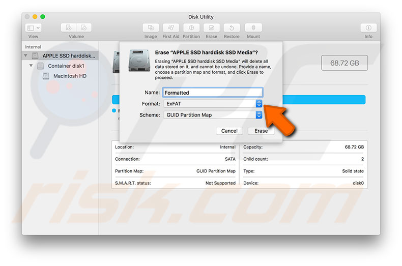 format a disk drive for mac and windows compatibility